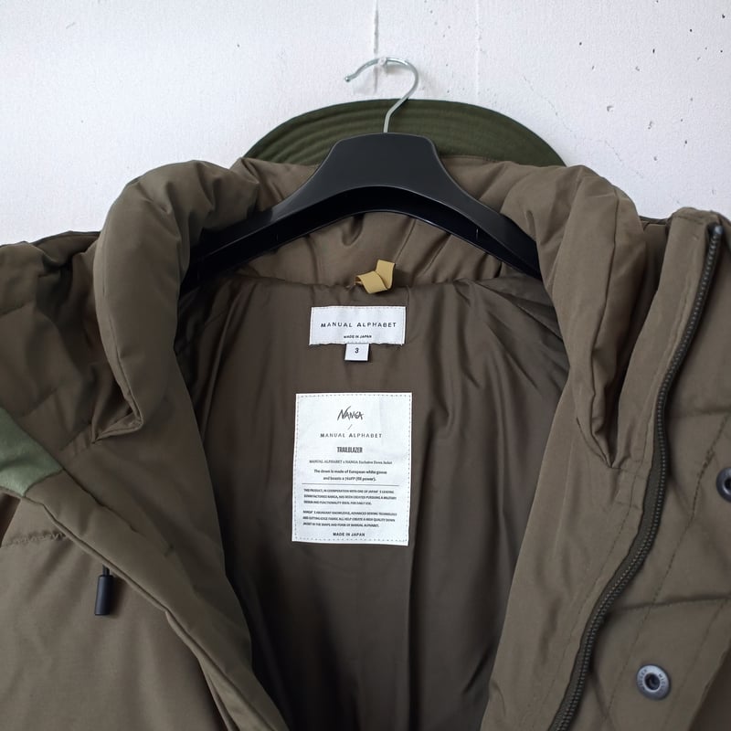 MANUAL ALPHABET】×NANGA TRAILBLAZER 1st マニュアルアル MANUAL ALPHABET】×NANGA TRAILBLAZER 1st マニュアルアル