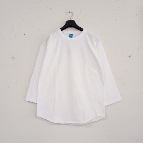 【GOOD ON】BASEBALL TEE (GOLT-601) グッドオン 七分袖Tシャツ/WHITE