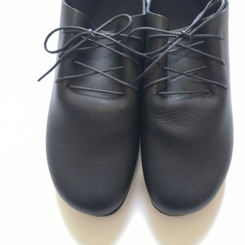 KOJIMA SHOE MAKERS】“KEATON ”レースアップ シューズ /BLACK... め★24センチ★児島★倉敷★シューズ