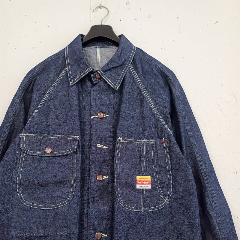 PAYDAY】50's COVERALL カバーオール(pd19-ca-5)/INDIGO