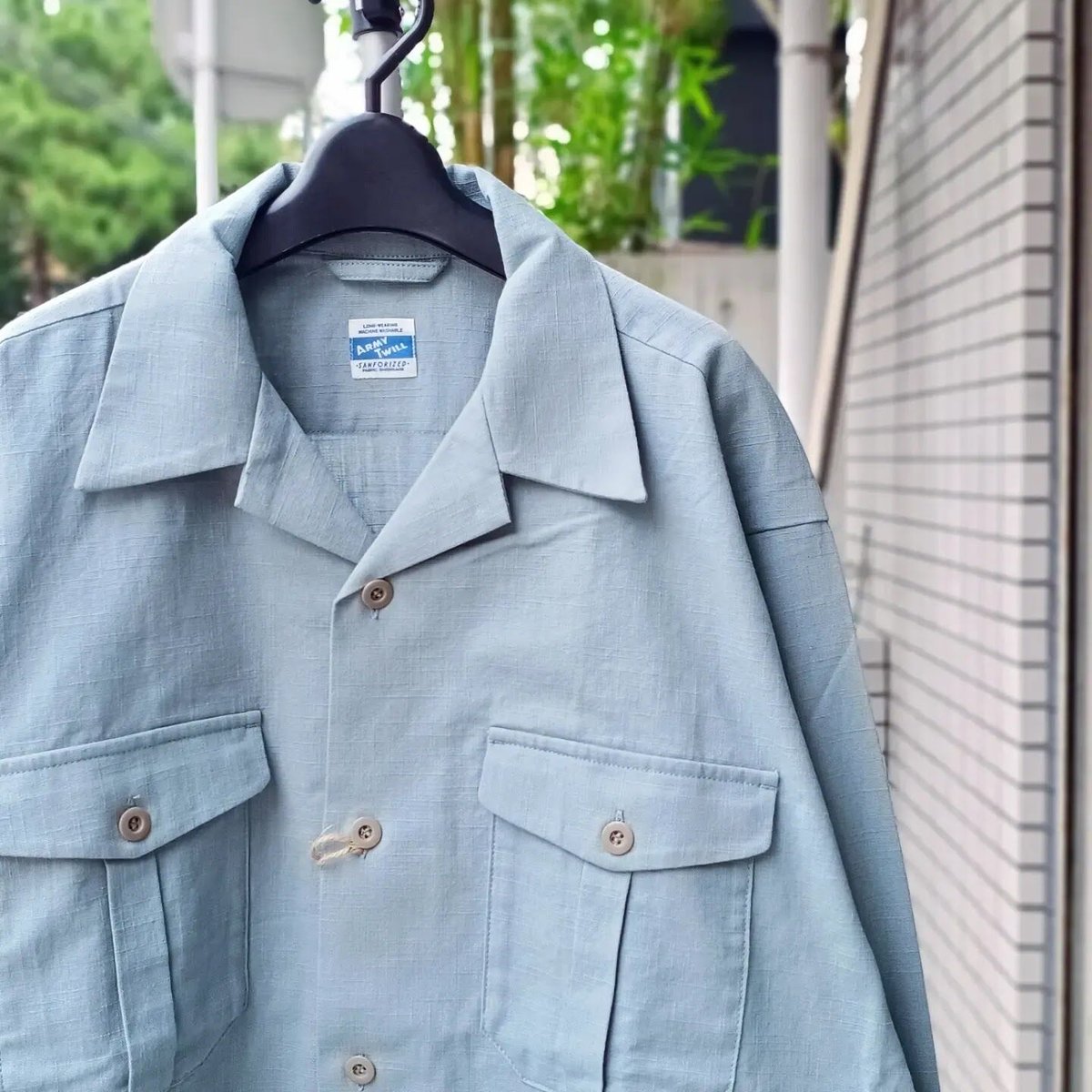 ARMY TWILL】COTTON SLAB UTILITY SHIRT アーミーツイル(A...