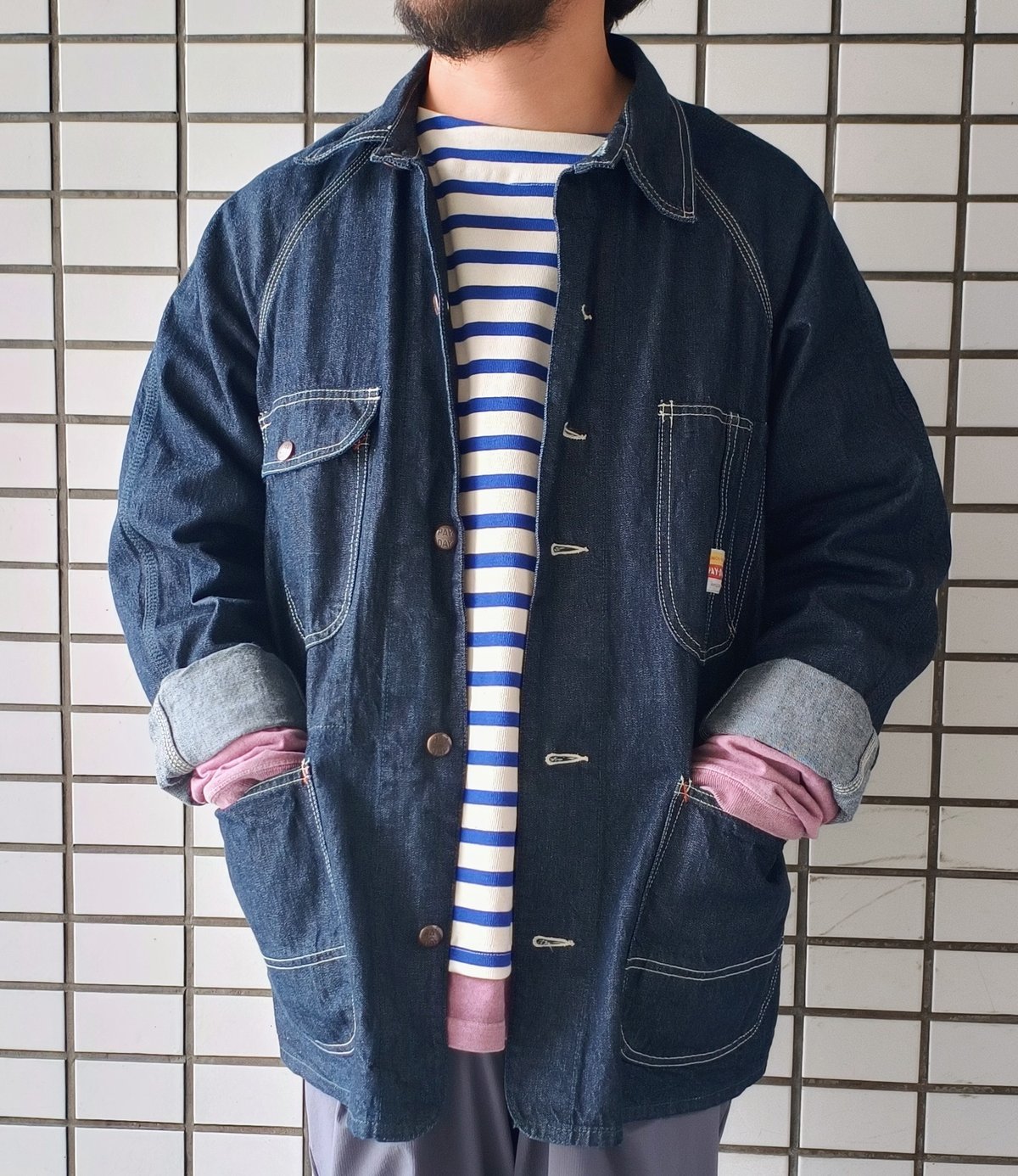 PAYDAY】50's COVERALL カバーオール(pd19-ca-5)/INDIGO