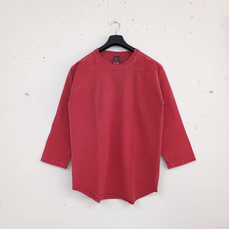 【GOOD ON】BASEBALL TEE (GOLT-601) グッドオン 七分袖Tシャツ/P-F.RED