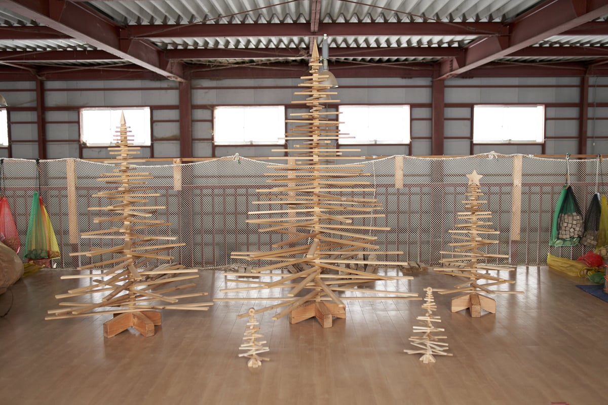 森の樹のツリー(床置きタイプ) | 間伐材工房 元樹（かんばつざいこう