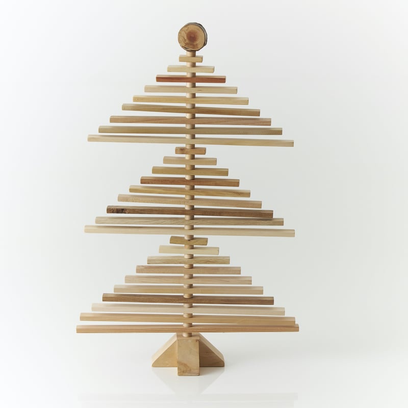 クリスマスツリー　森 森の樹のツリー(テーブルサイズL) | 間伐材工房 元樹（かんばつざい