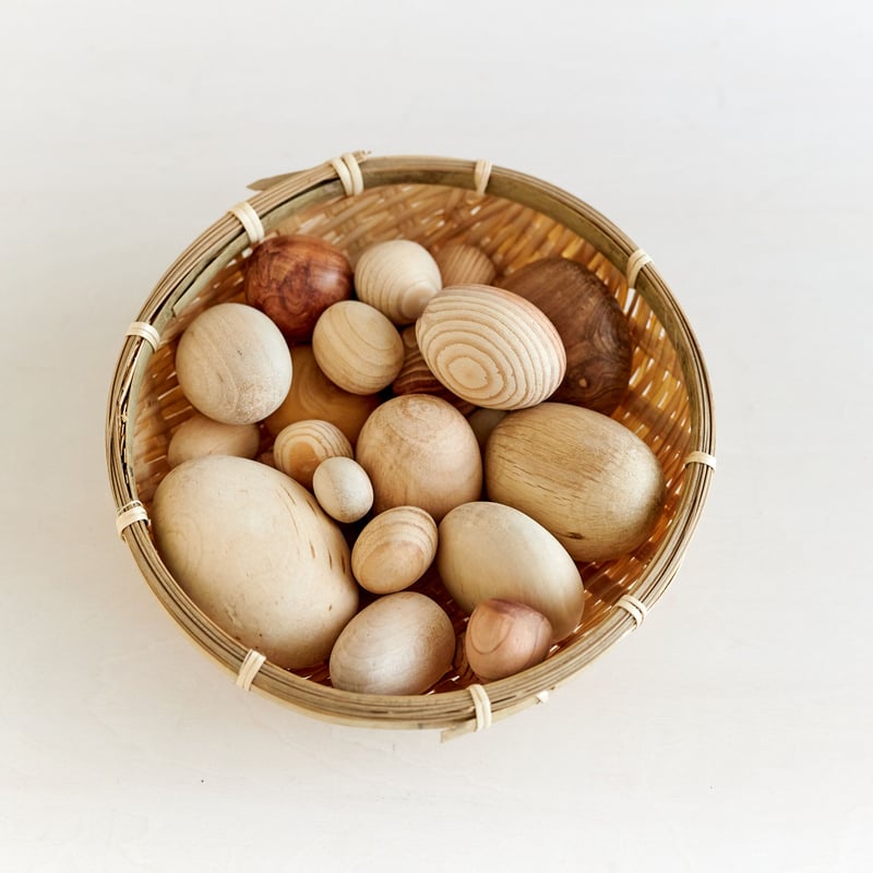 卵型　木の器 木のたまごコロロ | 間伐材工房 元樹（かんばつざいこうぼう