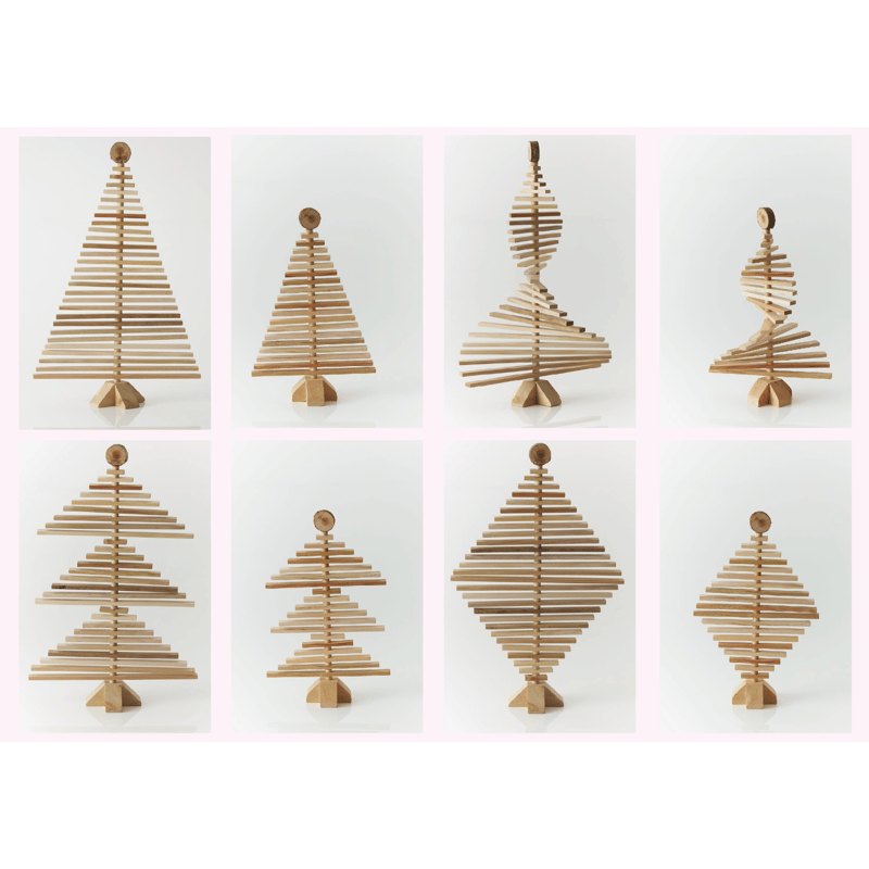 森の樹のツリー(テーブルサイズL) | 間伐材工房 元樹（かんばつざい