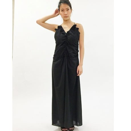 Cottonカットワークレースキャミドレス#1723029