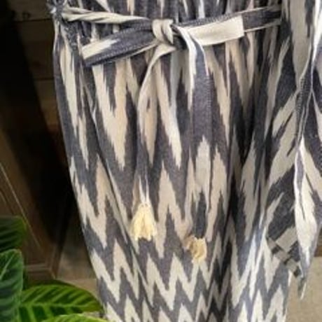 IKAT イカット 絣織　ドレープ　ワンピース #2113233
