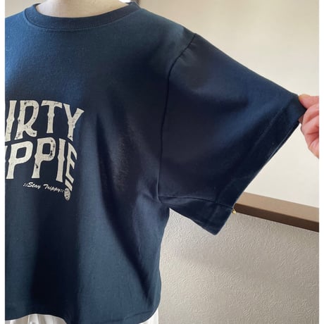 バタフライスリーブトップス/ロゴTシャツ/#2339006