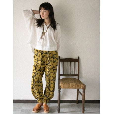 ダブルガーゼ　3/4sleeve ブラウス