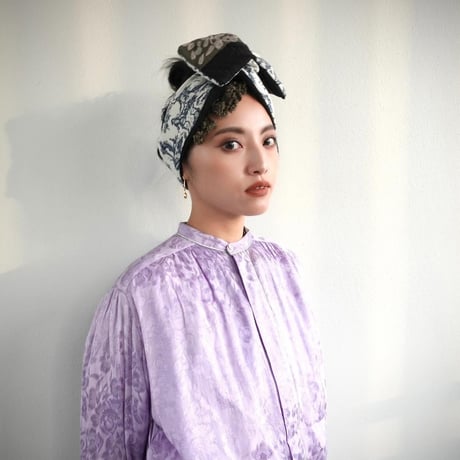 ターバン　数秒でまとまるヘアアレンジ　qppA ®︎ x AnotherImportantCulture コラボ