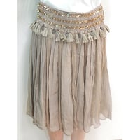 ビスコースジョーゼット＆シフォン 2way スカート#1514698