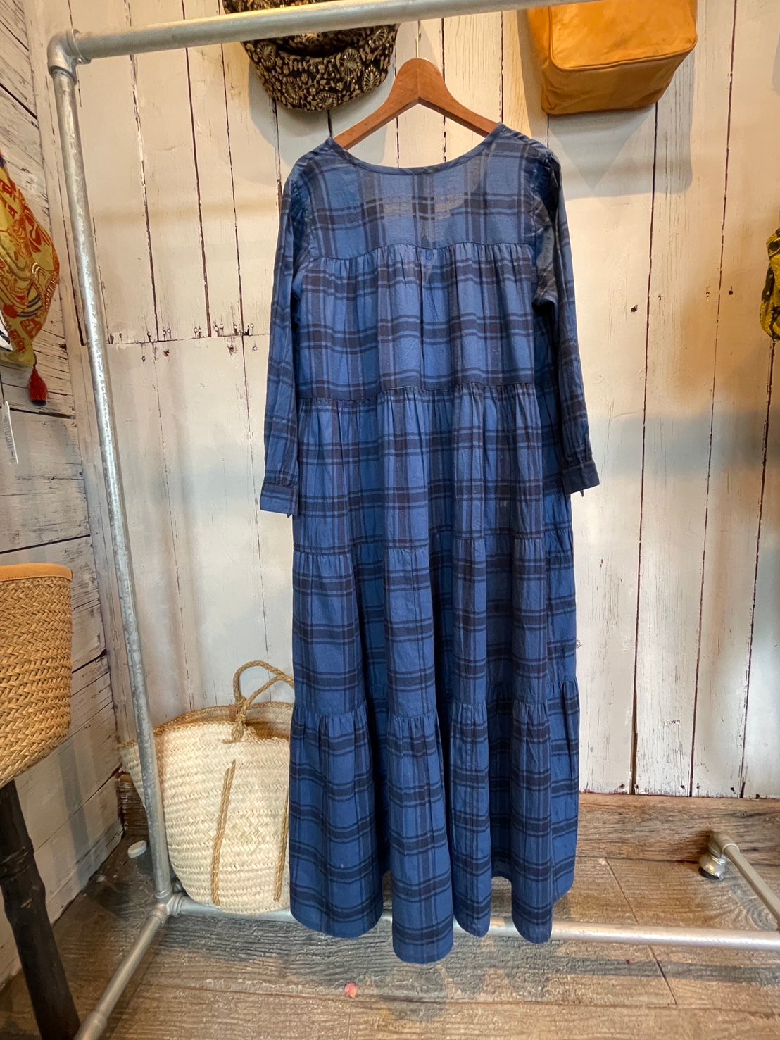 INDIGO 先染めチェックワンピース#2613033 | anotherbazaar