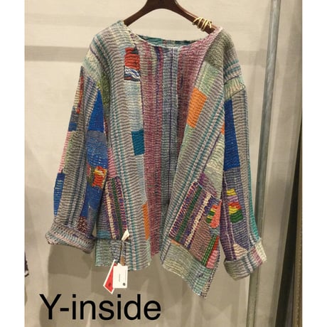 ヴィンテージ　カンタ刺繍　リバーシブル オーバーサイズ ジャケット　#2512005