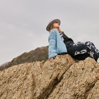 コットン アップリケ刺繍　ハーレムパンツ　 #2116203