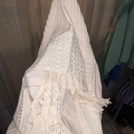 コットンフラックス　クロップド丈　Big sleeve shirt #2612031