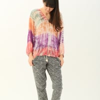 シフォントップス/シルクジョーゼット/タイダイ染め/1514897