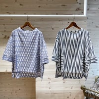 IKAT イカット 絣織　半袖トップス #2114231