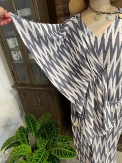 IKAT イカット 絣織 ドレープ ワンピース #2113233 | anotherbazaar