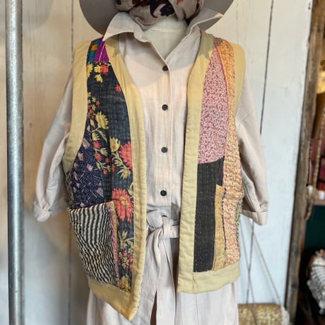 ビンテージカンタラリーキルト お花ピンク ラリーキルト ヴィンテージカンタキルト 332 | Adlang