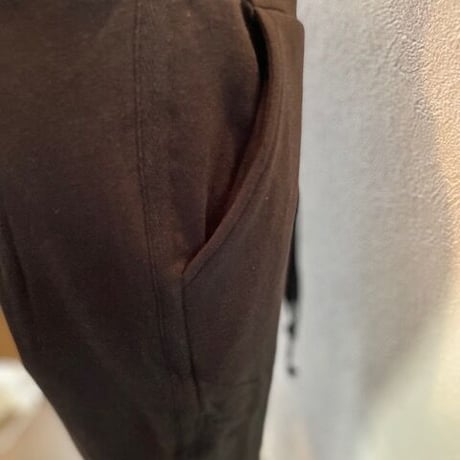 バンブーフリース　サイド綿テープライン入り　ソフトサルエルパンツ#2279008