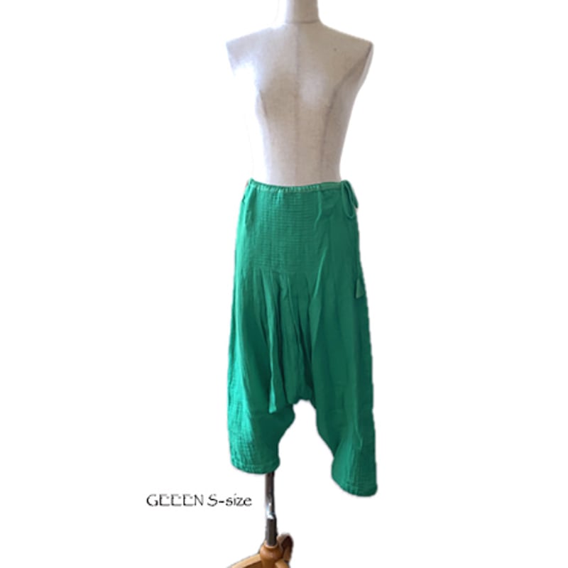 綿 ダブルガーゼ サルエルパンツ #2416013 | anotherbazaar
