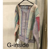 ヴィンテージ　カンタ刺繍　リバーシブルジャケット③　#2512003