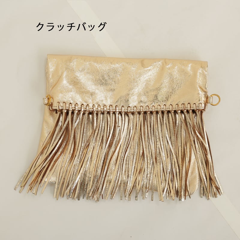 ショルダーバッグ/フリンジ/3way/箔プリント/1518819 | anotherbazaar