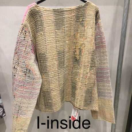 ヴィンテージ　カンタ刺繍　リバーシブルジャケット③　#2512003