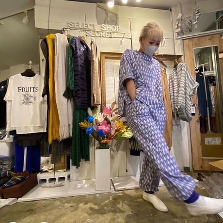 IKAT イカット 絣織　キモノパンツ #2116232