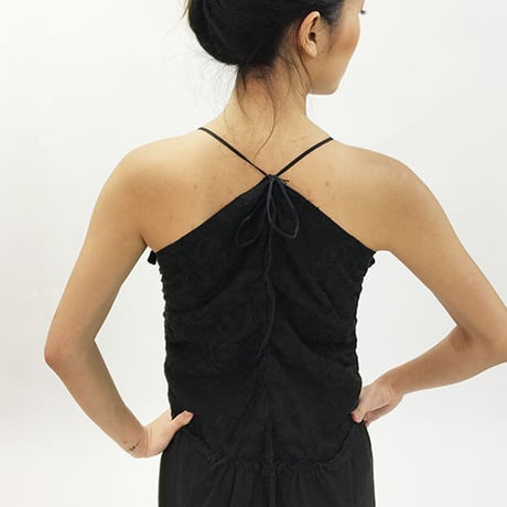 Cottonカットワークレースキャミドレス#1723029