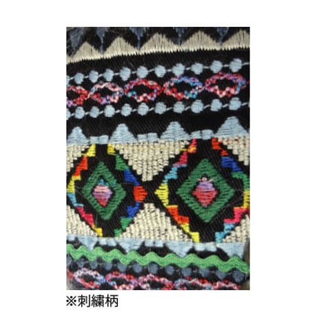 エコファー ショートコート/チベットラム風ファー/刺繍/boho/ボヘミアン/民族/1667109