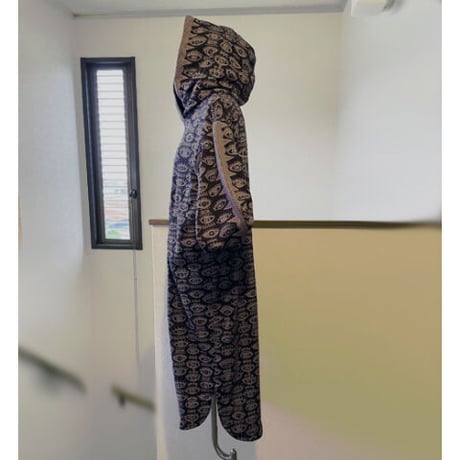 コットン 裏毛　EYEプリント　HOODIE ワンピース #2179210