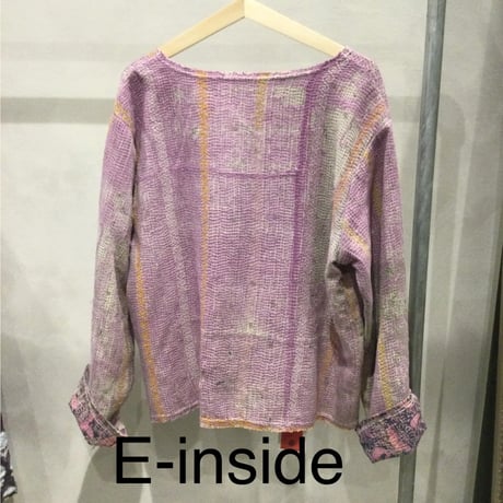 ヴィンテージ　カンタ刺繍　リバーシブルジャケット②　#2512003