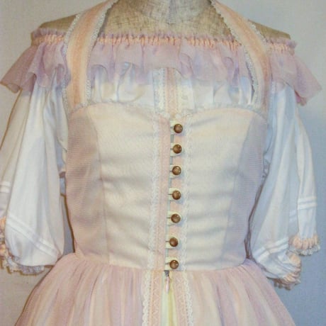 "Bambina" 花弁の雫ホルタージャンパースカート