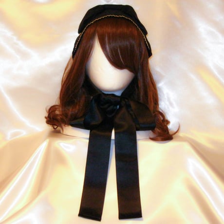 "Waning Moon" シフォンリボンヘッドドレス