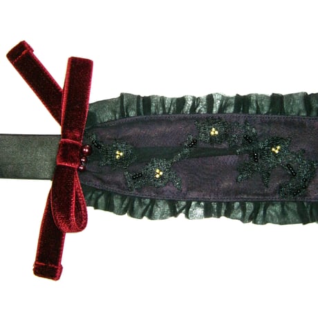 "Berry of Grape" シフォンヘッドドレス