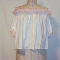 "Bambina" 花弁一片オフショルブラウス
