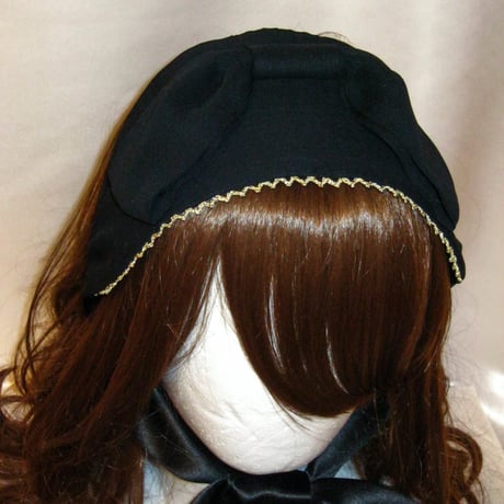 "Waning Moon" シフォンリボンヘッドドレス