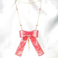 "Plasma" シフォンリボンネックレス
