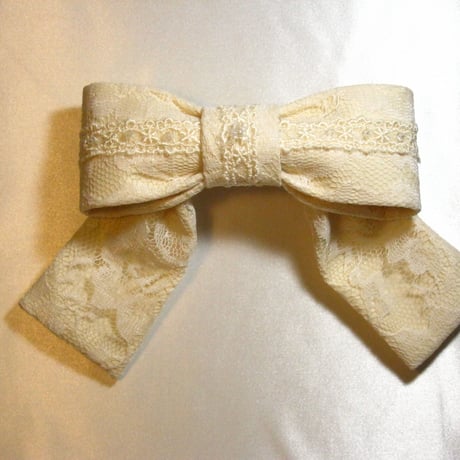 “Rose”　リボンバレッタ