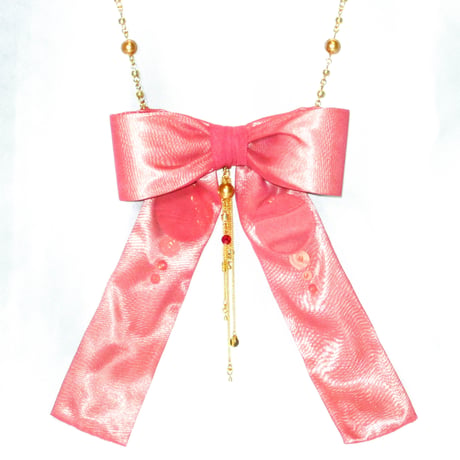 "Plasma" シフォンリボンネックレス