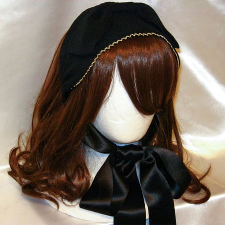 "Waning Moon" シフォンリボンヘッドドレス