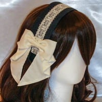 "Jane" ダブルリボンカチューシャ
