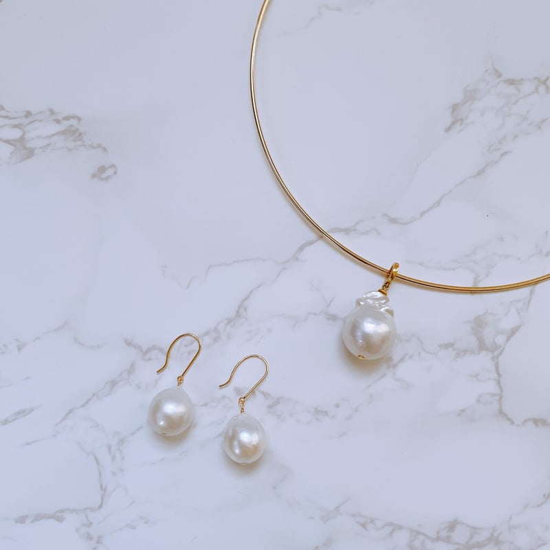 バロックパールピアス | Grandma's Pearl バロックパールピアス | Grandma's Pearl
