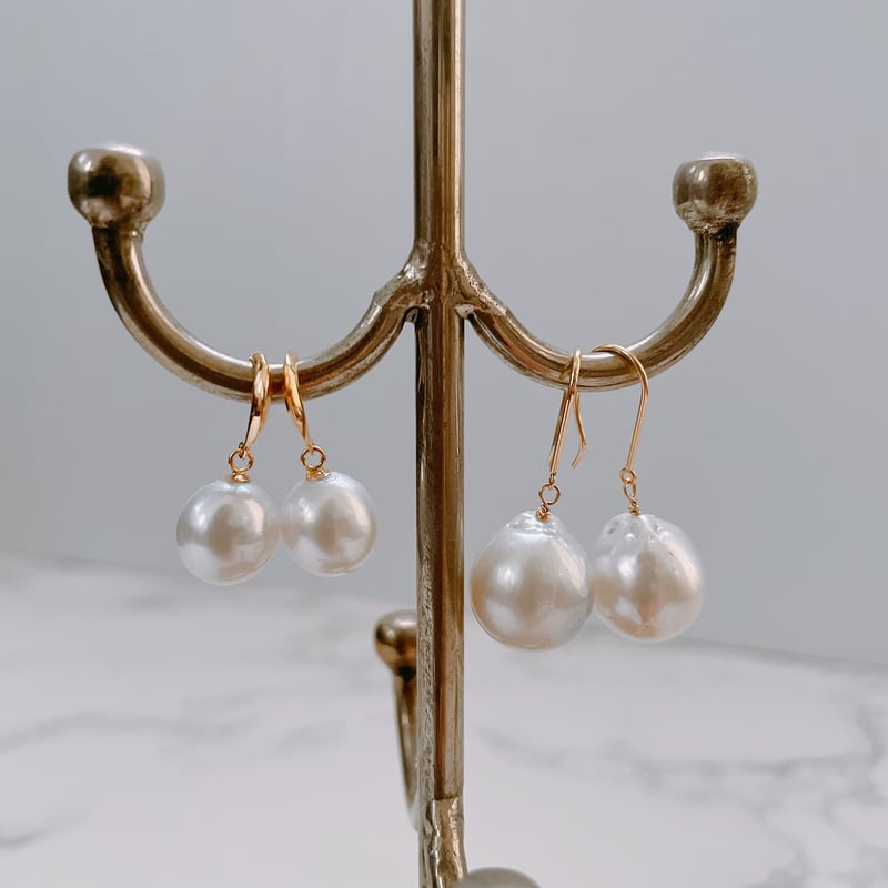 バロックパールピアス | Grandma's Pearl バロックパールピアス | Grandma's Pearl