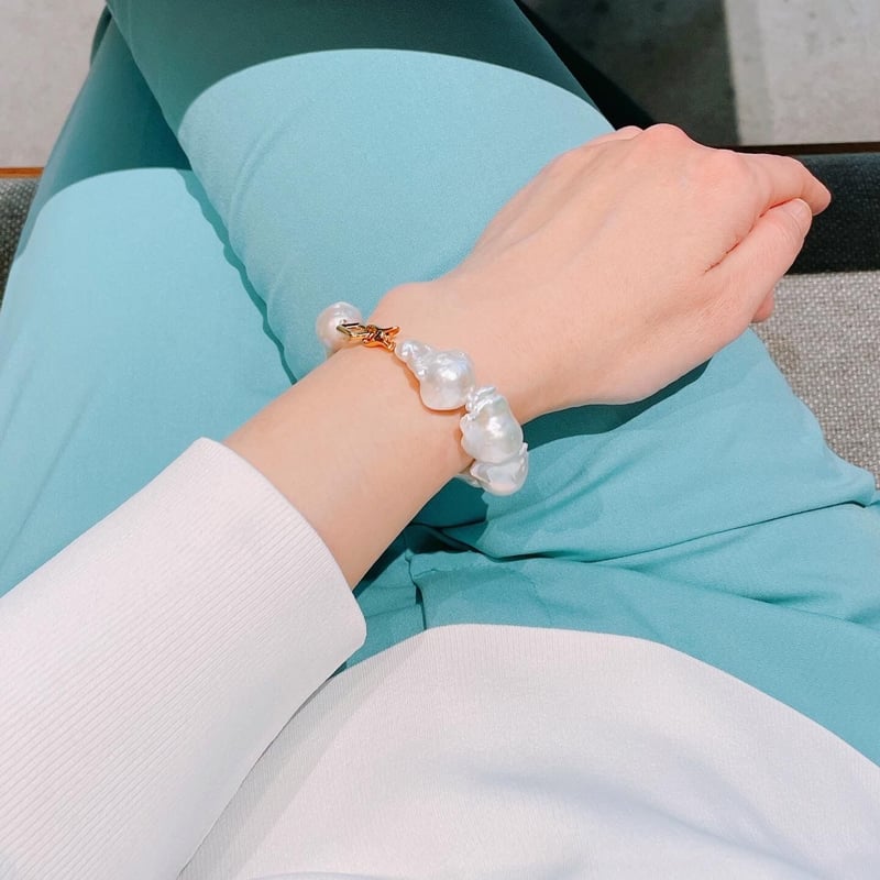 淡水バロックパールブレスレット | Grandma's Pearl