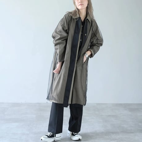 美品☆[三陽山長] 16AW 装二 アルパカブレンド アルスターコート A7