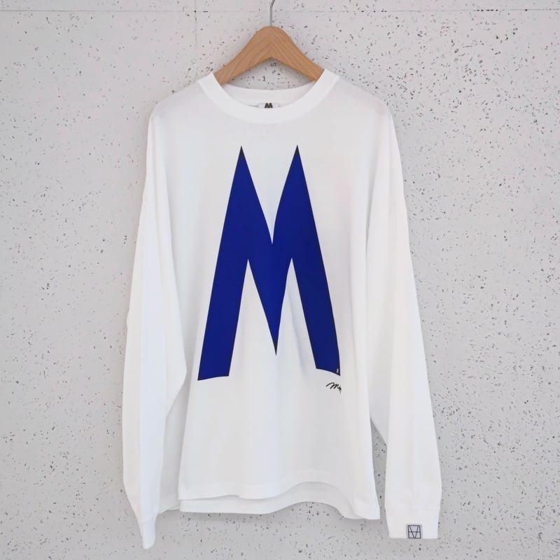 DIESEL ブルー 長袖カットソー M M53. ロゴカットソー ( ブルー／ブラック ) | エイプリル